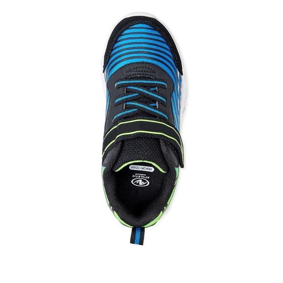 Boys light up sneakers feature memory foam and easy slip on design! - Picture 2 of 4